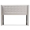 Queen Ginaro Modern And Contemporary Fabric Button Tufted Nail Head Winged Headboard Gray - Baxton Studio 1 Queen Ginaro Modern And Contemporary Fabric Button Tufted Nail Head Winged Headboard Gray - Baxton Studio -Furniture Hotsale Shop GUEST d8d8b2b5 1483 42c6 9255 f93f1810bc57