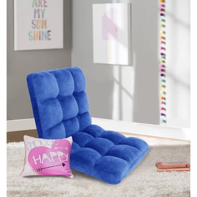 Esme Kids' Recliner Chair Royal Blue - Chic Home 6 Esme Kids' Recliner Chair Royal Blue - Chic Home - Image 4