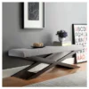 Clinton X Base Bench Gray - Inspire Q -Furniture Hotsale Shop GUEST dcb1c511 7a0b 4d9b 9626 402520ae8d2a
