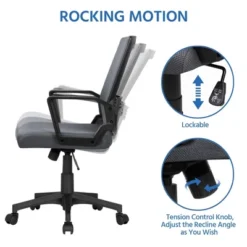 Yaheetech Adjustable Mid-Back Office Chair Computer Chair With Wheels 16 Yaheetech Adjustable Mid-Back Office Chair Computer Chair With Wheels -Furniture Hotsale Shop GUEST dd2e862e 99a2 47fd 99bb 75758f85e380