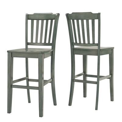 Set Of 2 29" South Hill Slat Back Barstools - Inspire Q 10 Set Of 2 29" South Hill Slat Back Barstools - Inspire Q - Image 8