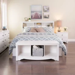 Monterey Headboard White (Full/Queen) - Prepac -Furniture Hotsale Shop GUEST df962919 f069 40fc b99c e9a8da690b9f