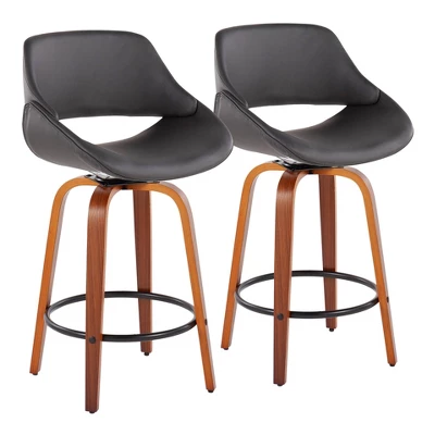 Set Of 2 Fabrico Height Barstools - LumiSource 13 Set Of 2 Fabrico Height Barstools - LumiSource - Image 11