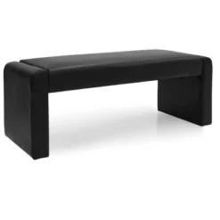 Kaiaty 47" Faux Leather Bedroom Waterfall Benches-The Pop Maison -Furniture Hotsale Shop GUEST e0aaa2a3 7ae6 462c b68f 753ec1b7e329
