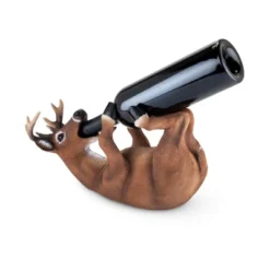 True Drunken Deer Polyresin Wine Bottle Holder Set Of 1, Brown, Holds 1 Standard Wine Bottle -Furniture Hotsale Shop GUEST e1a956c5 1d2e 4889 86d1 0ca1f686f611
