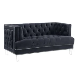 64" Ansario Sofa Charcoal Velvet - Acme Furniture -Furniture Hotsale Shop GUEST e1ab2cf0 78a0 4ba5 8a7c 1048089955a6