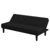 Lorrance 3 Seat Convertible Futon Sofa Bed Black - Serta -Furniture Hotsale Shop GUEST e2e59998 17b7 4ee7 bc6e c38a374707fa