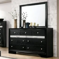 2pc Whether By Nightstand And Dresser Set Black - MiBasics -Furniture Hotsale Shop GUEST e416a219 7e8b 4efc 953b 48706705bb92