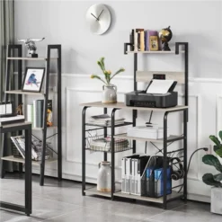Furniture Hotsale Shop 18 Yaheetech 4-Tier 55" Kitchen Baker's Rack With Power Outlet