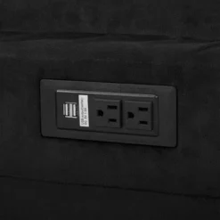 Finley Convertible Futon Sofa Bed Black - Serta -Furniture Hotsale Shop GUEST e5a9202a 6f1d 4b76 9ced 11d9fc275c3d