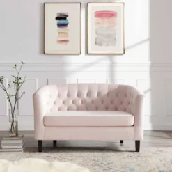 Prospect Performance Velvet Loveseat Pink - Modway -Furniture Hotsale Shop GUEST e6768a6b a600 493c 9266 35696071cd1b
