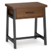 Hawkins Metal/Wood Bedside Nightstand Walnut - WyndenHall 2 Hawkins Metal/Wood Bedside Nightstand Walnut - WyndenHall -Furniture Hotsale Shop GUEST e9348e07 ce27 44dc a7c1 1fe704706b69