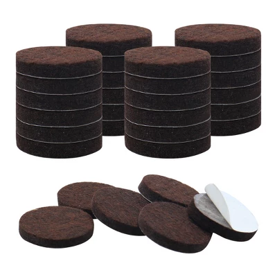 Unique Bargains Round Self-Stick Anti-Scratch Floors Protector Furniture Felt Pads Dark Brown 30 Pcs 4 Unique Bargains Round Self-Stick Anti-Scratch Floors Protector Furniture Felt Pads Dark Brown 30 Pcs - Image 2