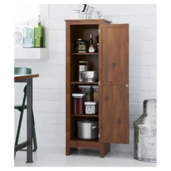 Hagar Single Door Storage Pantry Cabinet Pine - Room And Joy 12 Hagar Single Door Storage Pantry Cabinet Pine - Room And Joy -Furniture Hotsale Shop GUEST ea25b64a 4df3 43be 9f94 00f66815ce95