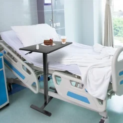 Mount-It! Height Adjustable Overbed & Bedside Table W/ Wheels | Overbed Desk Breakfast Tray For Medical & Home Use | Standing Desk W/ Gas Spring -Furniture Hotsale Shop GUEST eaf93bf7 162a 4b19 a1c0 51a655af7f68