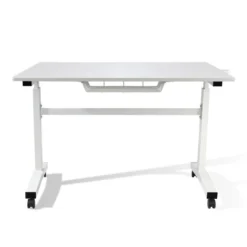 Sit And Stand Adjustable Height Desk With Casters - Atlantic -Furniture Hotsale Shop GUEST ebce2bea 6ede 4998 aa5b 1e79adc3e52d