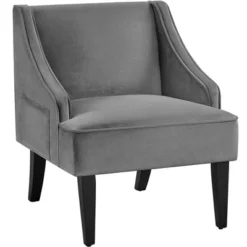 Yaheetech Modern Upholstered Armchair Velvet Accent Chair For Living Room Bedroom 18 Yaheetech Modern Upholstered Armchair Velvet Accent Chair For Living Room Bedroom -Furniture Hotsale Shop GUEST ec285591 8311 42fb a018 ffc134080fab