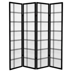 6 Ft. Tall Canvas Double Cross Room Divider 4 Panels - Oriental Furniture 7 6 Ft. Tall Canvas Double Cross Room Divider 4 Panels - Oriental Furniture -Furniture Hotsale Shop GUEST ec765f85 22cd 41b0 b378 feaf4f05581c