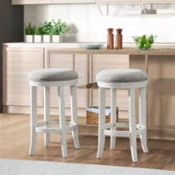 Set Of 2 Natick Counter Height Barstools - Alaterre Furniture