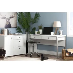 Interface Desk With 2 Drawers Pure White - South Shore 14 Interface Desk With 2 Drawers Pure White - South Shore -Furniture Hotsale Shop GUEST ecaaa1ee 9fdd 4404 82a2 0eacf00b22ee