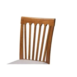 7pc Dining Set Wood And Lore Fabric Upholstered And Wood Gray/Walnut - Baxton Studio -Furniture Hotsale Shop GUEST ed29301c bbe5 4efa 901d fb858c68bd2d