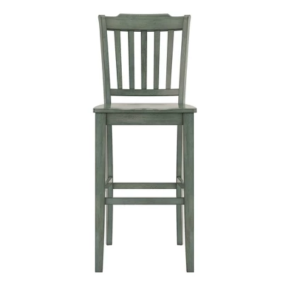 Set Of 2 29" South Hill Slat Back Barstools - Inspire Q 5 Set Of 2 29" South Hill Slat Back Barstools - Inspire Q - Image 3