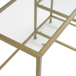 3pc Aimee Desk And Etagere Set Soft Gold - Crosley -Furniture Hotsale Shop GUEST f27428af 7af1 4158 b4e5 8922277623e7