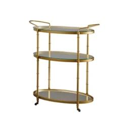 Lauren Bar Cart Antique Gold -Furniture Hotsale Shop GUEST f3768fae 6e8b 45c8 9b0d e0dc122832ff
