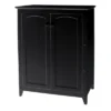 Wood 2 Door Storage Cabinet In Black-Pemberly Row 2 Wood 2 Door Storage Cabinet In Black-Pemberly Row -Furniture Hotsale Shop GUEST f4f18d6e 3ae5 446a b3ef 6c93486e7a1e