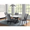 5pc Stratton Standard Height Dining Set Table And 4 Chairs White/Charcoal - Picket House Furnishings -Furniture Hotsale Shop GUEST f5e3de98 c164 425e aede 8b0f85b0a021