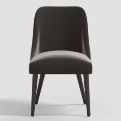 Geller Modern Dining Chair In Shiny Velvet Mystere - Threshold™