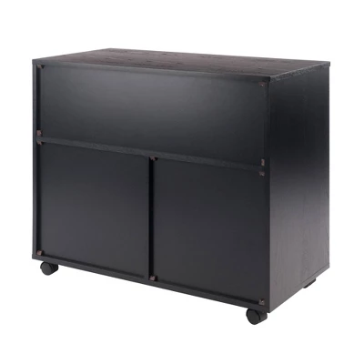 Halifax 3 Section Mobile Storage Cabinet - Winsome 7 Halifax 3 Section Mobile Storage Cabinet - Winsome - Image 5
