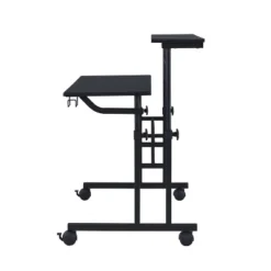 Rolling Writing Desk With Height Adjustable Desktop And Moveable Shelf - Techni Mobili 14 Rolling Writing Desk With Height Adjustable Desktop And Moveable Shelf - Techni Mobili -Furniture Hotsale Shop GUEST f9022635 5058 4539 96f1 f85d45153450