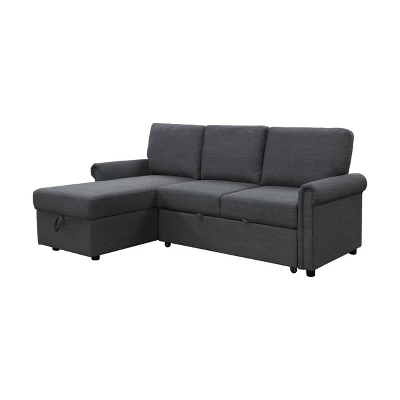 Clara Storage Sofa Bed Reversible Sectional - Abbyson Living 12 Clara Storage Sofa Bed Reversible Sectional - Abbyson Living - Image 10