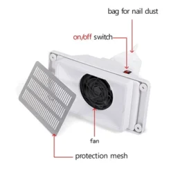 LEIBOU Professional 35 Inch Vented And Foldable Manicure Table With Magnifier Lamp, Dust Collector, Sponge, And Polish Carrying Bag, White Flower 8 LEIBOU Professional 35 Inch Vented And Foldable Manicure Table With Magnifier Lamp, Dust Collector, Sponge, And Polish Carrying Bag, White Flower -Furniture Hotsale Shop GUEST f9e94c71 40ec 47fa b98e 27f9ceceaf86