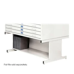 Safco High Base For 4998 Flat File White 4979WH