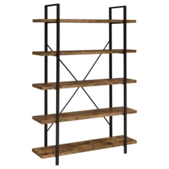 70" Cole 5 Shelf Bookcase With Frame - Coaster 24 70" Cole 5 Shelf Bookcase With Frame - Coaster -Furniture Hotsale Shop GUEST fbf1a8ba 3225 4bdc aae3 b921f5cd27f4