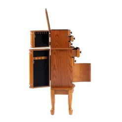 Marie Jewelry Armoire Oak - Powell Company -Furniture Hotsale Shop GUEST fc080d4f ddd1 437c 91ee bc1ee9ab38cb