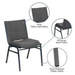Flash Furniture HERCULES Series Heavy Duty Gray Fabric Stack Chair 13 Flash Furniture HERCULES Series Heavy Duty Gray Fabric Stack Chair -Furniture Hotsale Shop GUEST fc7dde44 6e9a 444f a6ec 03c84a805135