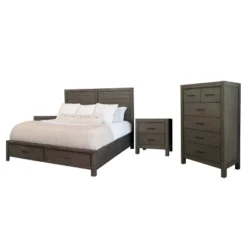 4pc Alix Bedroom Set Gray - Abbyson Living -Furniture Hotsale Shop GUEST fdb2c8eb 8463 450d b21d 81ab2d169d3f