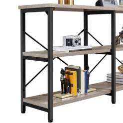 Yaheetech 3 Tiers Wood Console Table Industrial Sofa Table -Furniture Hotsale Shop GUEST ffd61bf3 4d65 4380 827e 5d7ddd67e559